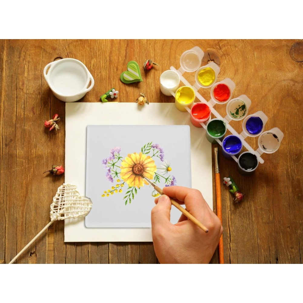 12 Pack Ceramic Coasters for C - Ceramic Tile Blank avaliação e preço