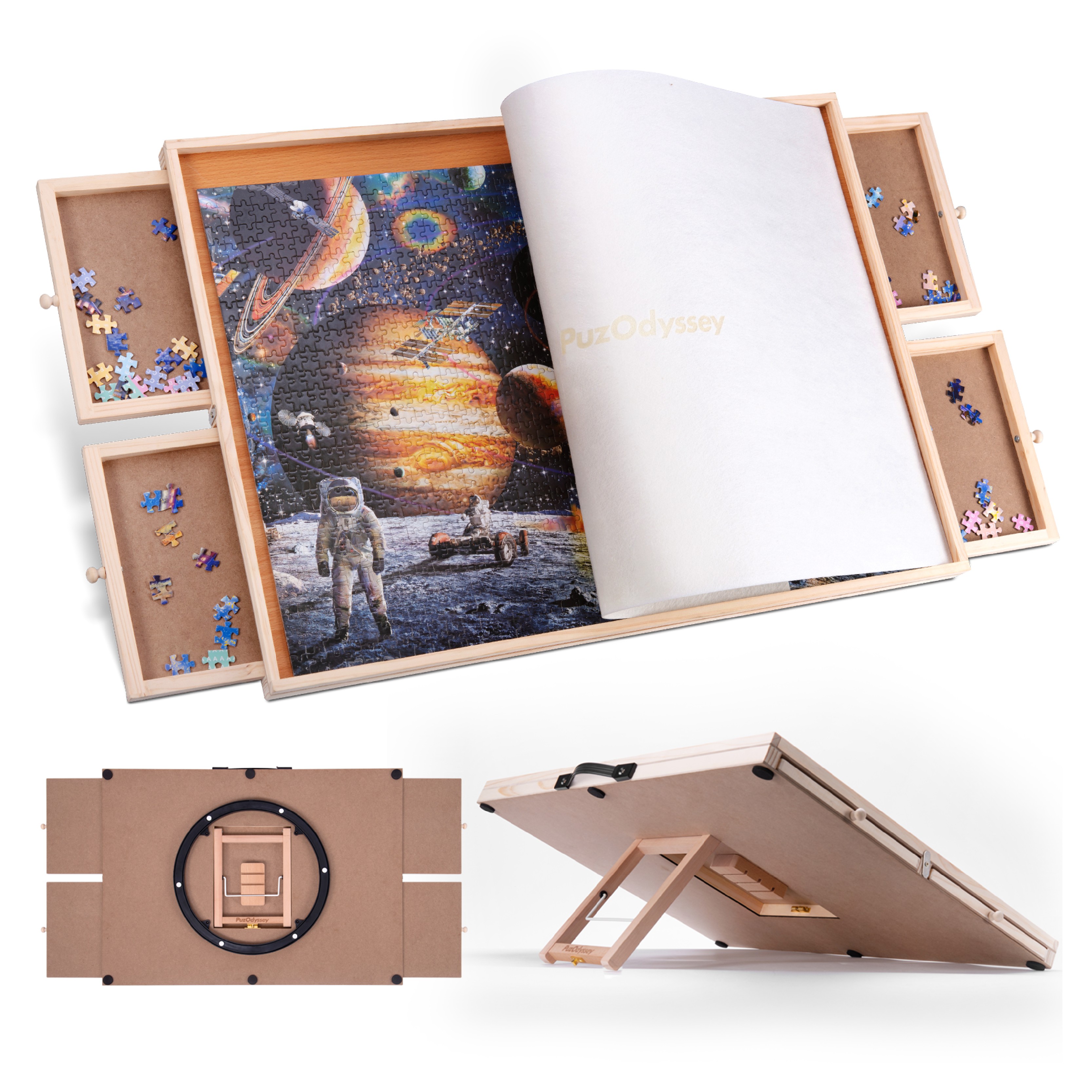 PuzOdyssey 2000 Pieces Rotatin - Puzzle Blank White avaliação e preço