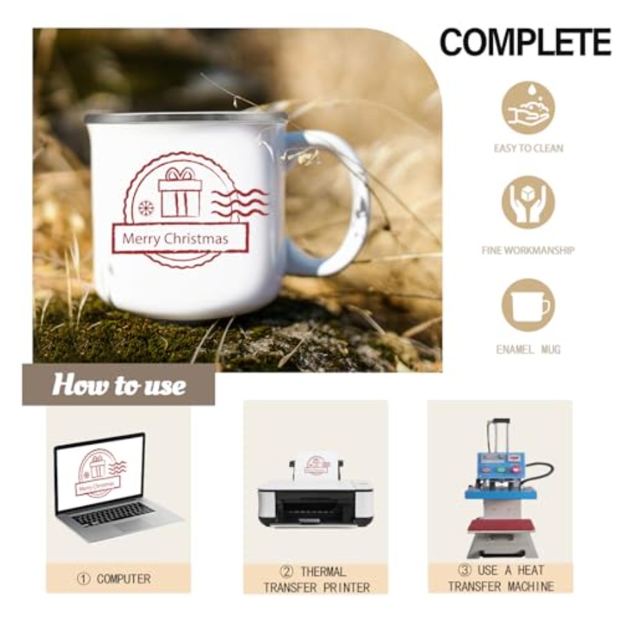 16 Pack Sublimation Blanks Ena - Sublimation Mug White avaliação e preço