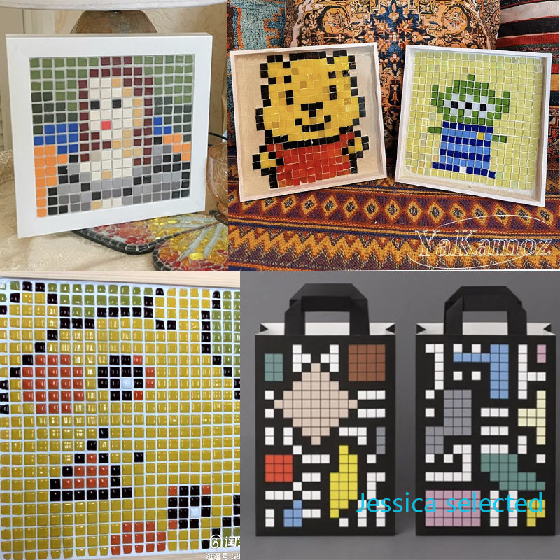 100g DIY Ceramic Mosaic Tiles  - Ceramic Tile Blank avaliação e preço
